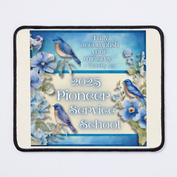 Item preview, JW Pioneer School- Blue Bird Floral designed and sold by Janna Perry Designs.
