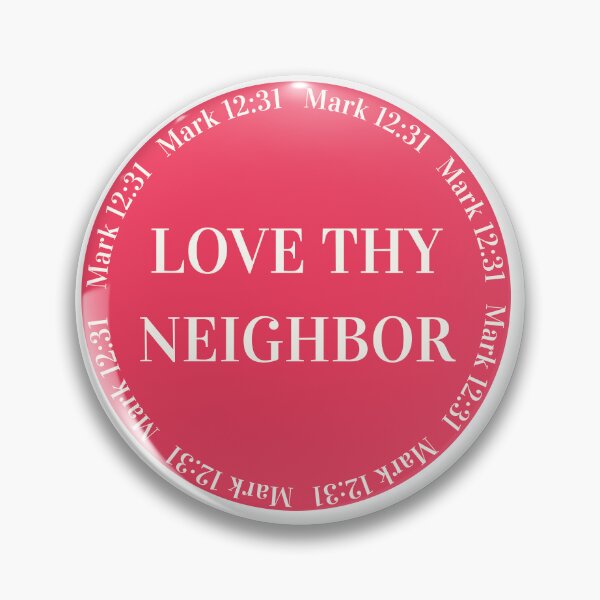 Item preview, Love Thy Neighbor (Red Version) designed and sold by saved-and-sassy.