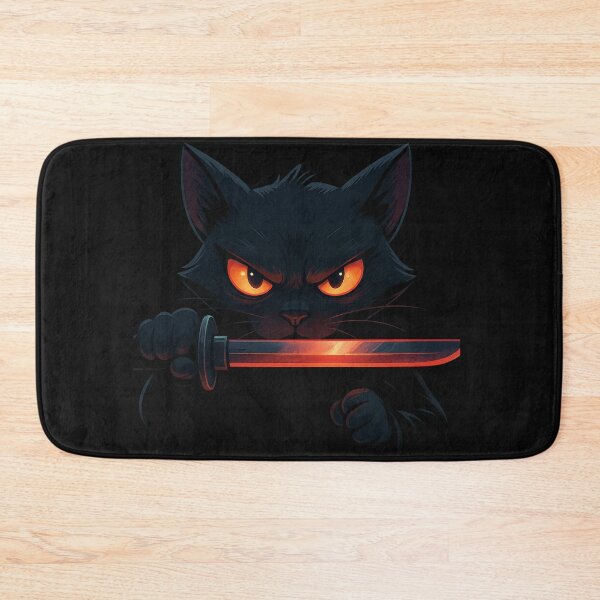 Item preview, Steel Gaze – Samurai Feline Spirit designed and sold by All Creative Designer.