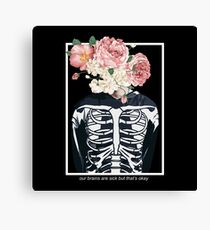 Twenty One Pilots Fake You Out 3 (White) Canvas Print