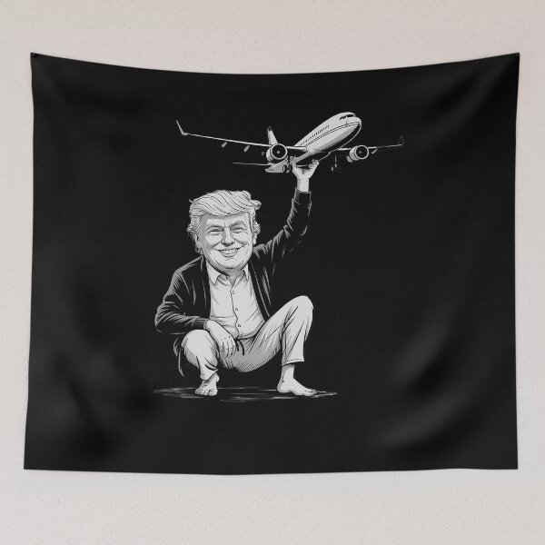 Item preview, Qatar Jumbo Jet Toy for Donald Trump designed and sold by Nekusa.