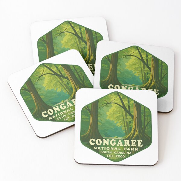 Item preview, Congaree National Park South Carolina Retro Sticker designed and sold by Ismeal Von.