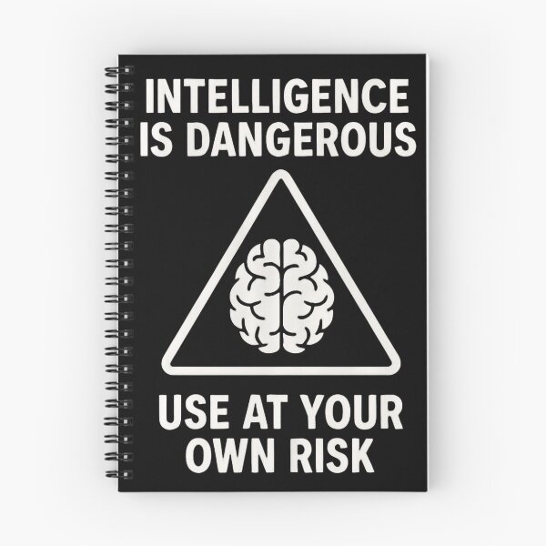 Item preview, Intelligence is Dangerous designed and sold by P3T3CARD.