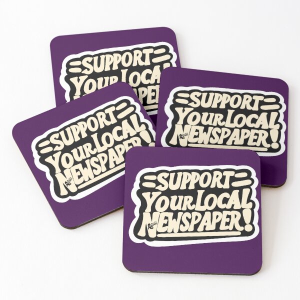 Item preview, Support your Local Newspaper designed and sold by altbarbzz.