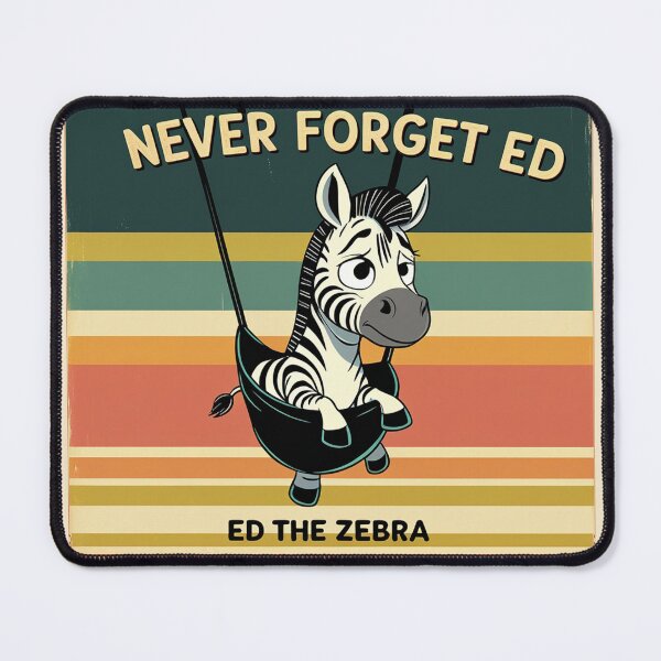 Item preview, Ed The Zebra Captured Adventure Vibes designed and sold by thuhuongfashion.