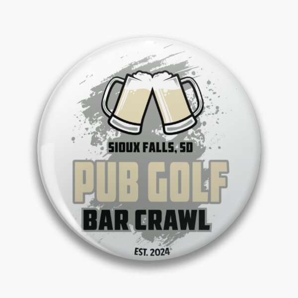 Item preview, Sioux Falls PUB GOLF BAR CRAWL Shirt designed and sold by Andrew Cotton Graphics and Photography.