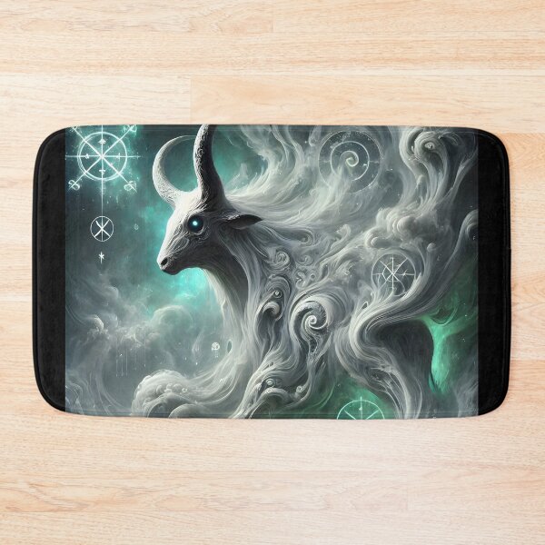 Item preview, "Auðumbla – Primordial Cow of Creation | Norse Mythology Spirit in Mist" designed and sold by Umbra666.