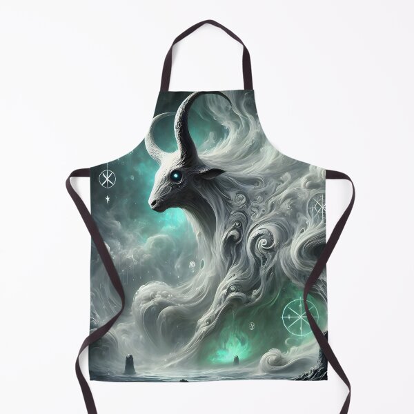 Item preview, "Auðumbla – Primordial Cow of Creation | Norse Mythology Spirit in Mist" designed and sold by Umbra666.