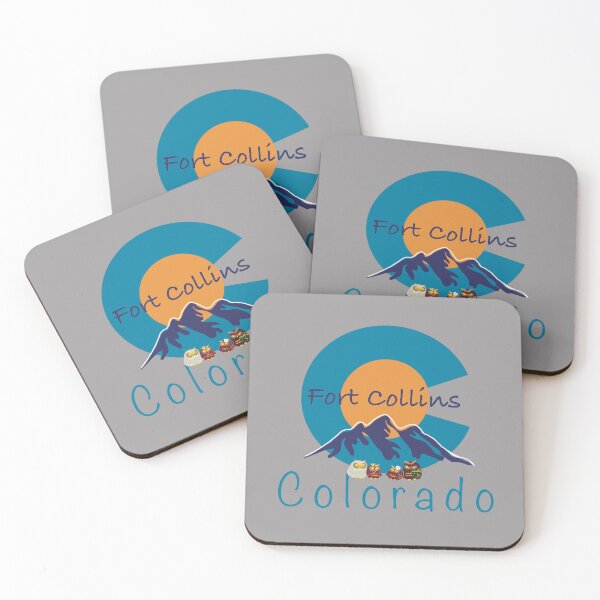 Item preview, Fort Collins Colorado Mountain Sunset- Cute Owl Editionn designed and sold by Boomiya.