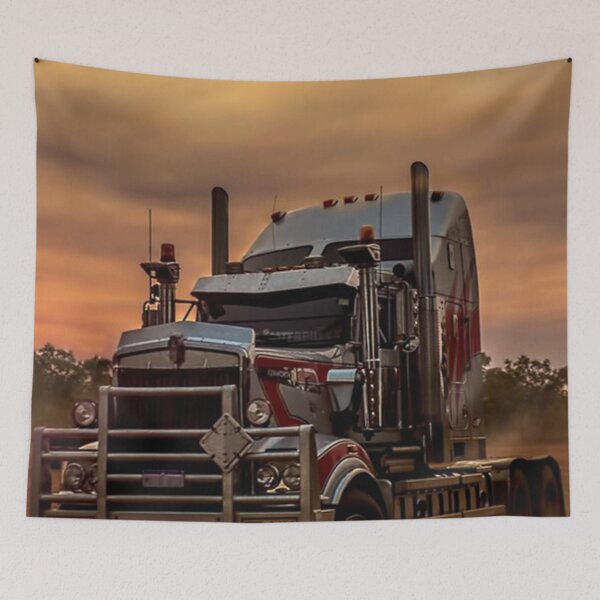 Item preview, Poster Prime Mover Kenworth truck at Sunset 2025 designed and sold by pameLlapOllis.