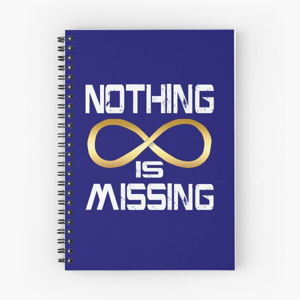Item preview, Nothing is Missing Autism Acceptance Infinity Loop White Text designed and sold by Ivorycrow.