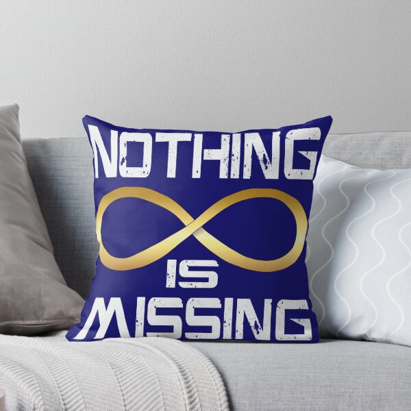 Item preview, Nothing is Missing Autism Acceptance Infinity Loop White Text designed and sold by Ivorycrow.