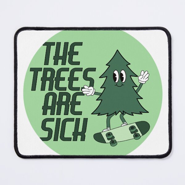 Item preview, The Trees Are Sick Skate designed and sold by cler-bert.