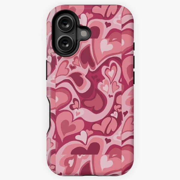 Vista previa del artículo con la obra «Corazones rosados», diseñado y vendido por PrincesaMilagro.