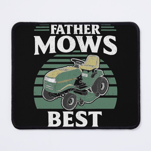 Item preview, Father Mows Best - Retro Lawn Mower Dad Design for Father's Day designed and sold by InspireSticker.