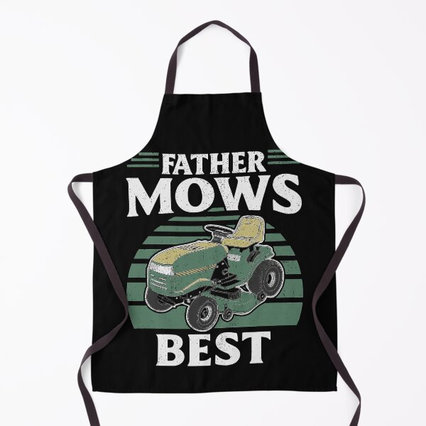 Item preview, Father Mows Best - Retro Lawn Mower Dad Design for Father's Day designed and sold by InspireSticker.