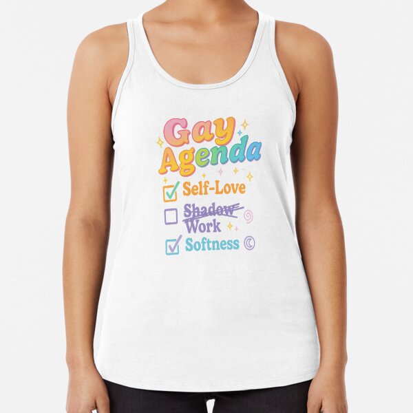 Item preview, Gay Agenda: Self-Love, Shadow Work, Softness – Queer Humor  designed and sold by DivinelyDelulyu.
