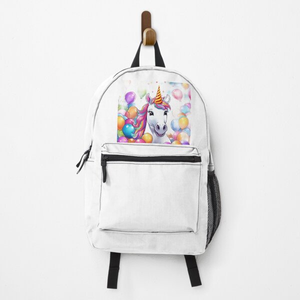 Item preview, Magical Unicorn Birthday Party with Balloons & Confetti designed and sold by Happy Heart Studio.