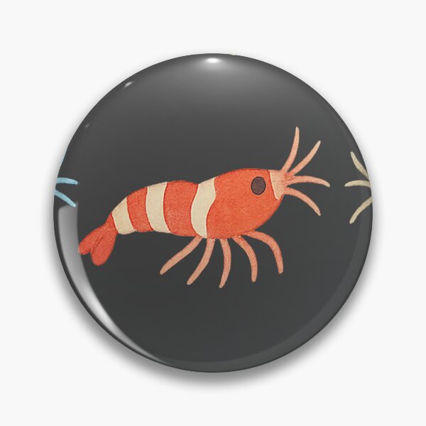 Item preview, Shrimps Watercolor Japanese Style - Kawaii Watercolour Style designed and sold by Kabuji Store.