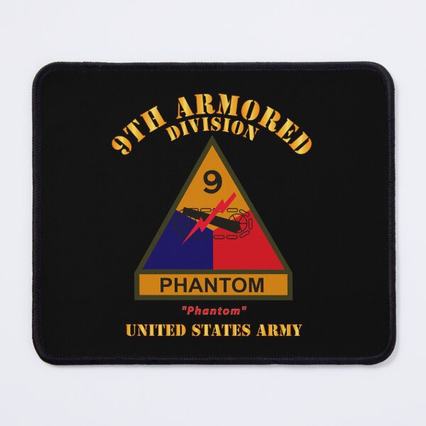 Item preview, Army - SSI - 9th Armored Division w Name Tape - Phantom - US Army X 300 designed and sold by Military Insignia Products.