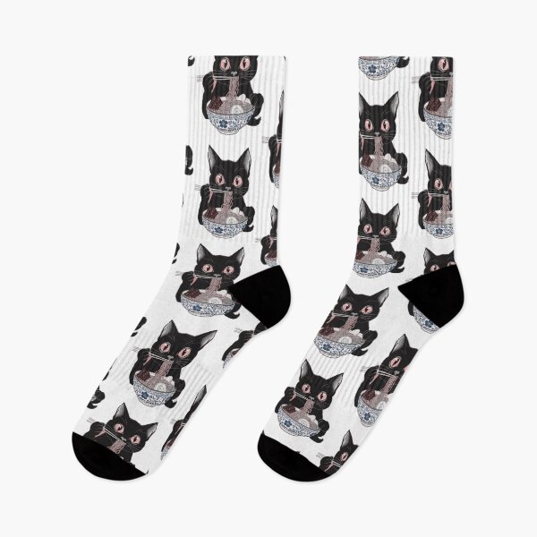 Item preview, Vintage Cat Eating Ramen Noodles designed and sold by Roy & Tiffany.