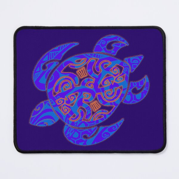 Item preview, Hawaiian Blue Honu Tribal  designed and sold by sunnthreads.