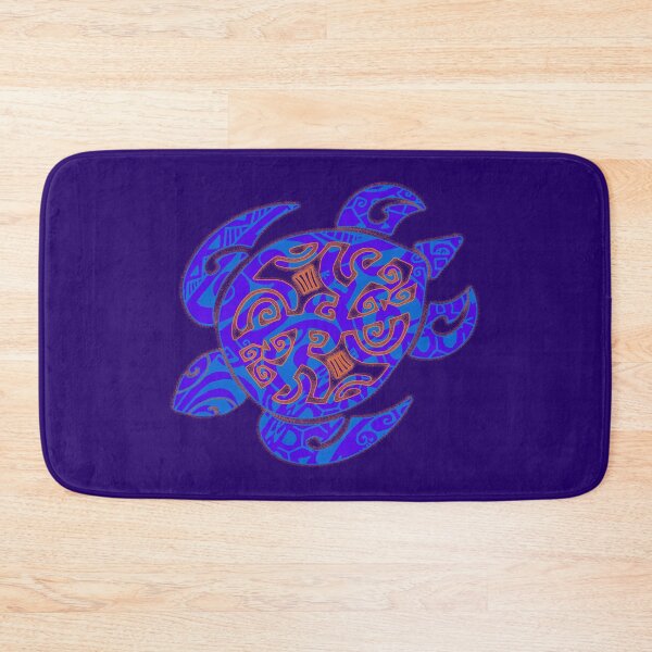 Item preview, Hawaiian Blue Honu Tribal  designed and sold by sunnthreads.
