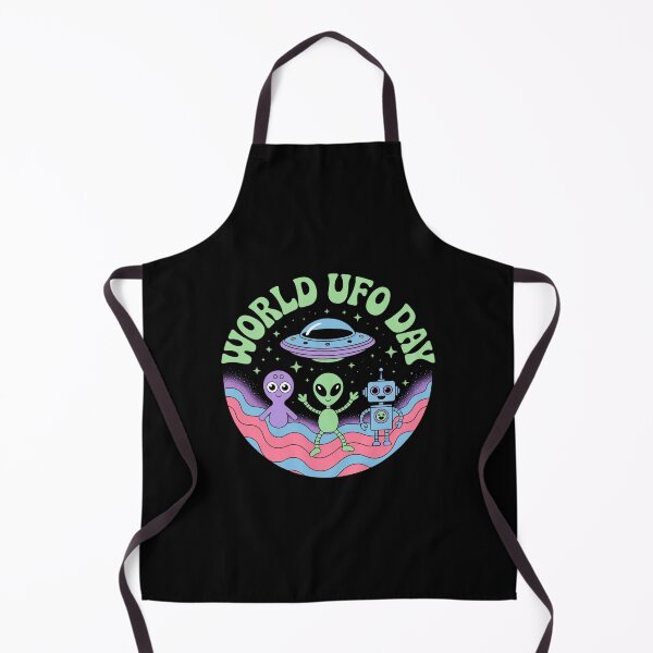 Item preview, World UFO Day with Robot designed and sold by Peter Stawicki.