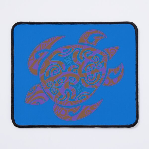 Item preview, Hawaiian Violet Honu Tribal Turtle designed and sold by sunnthreads.