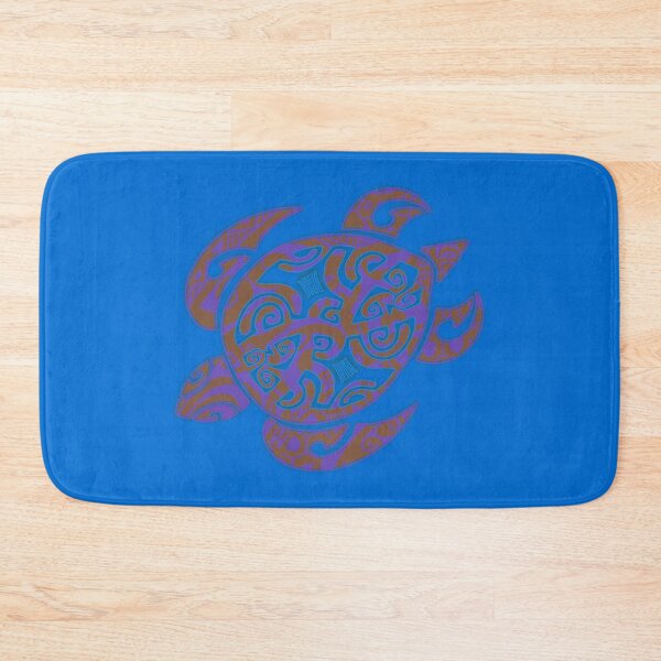 Item preview, Hawaiian Violet Honu Tribal Turtle designed and sold by sunnthreads.
