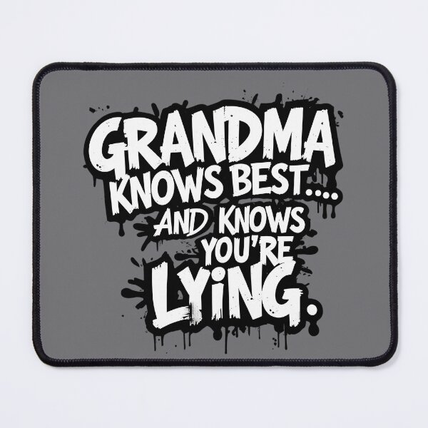 Item preview, Urban Grandma Knows Best T-Shirt and more - Edgy Quote Tee, Streetwear Sarcastic Saying Apparel and more designed and sold by Typography Prints.