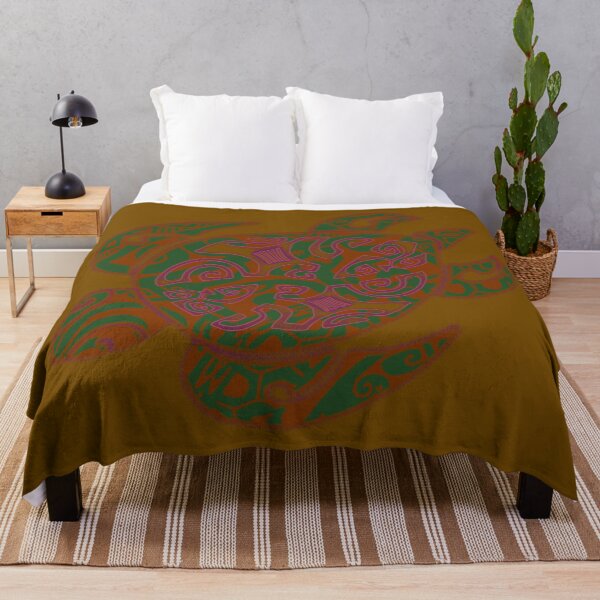 Item preview,  Hawaiian Gold Honu Tribal Turtle designed and sold by sunnthreads.