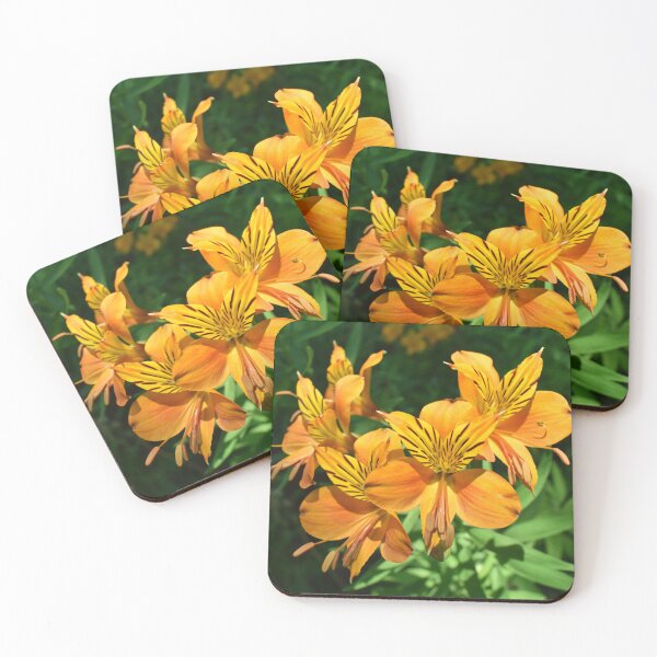 Item preview, Golden Flames of Nature designed and sold by Yolanda Caporn Art.