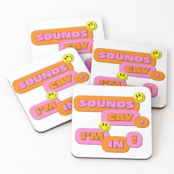 Item preview, Sounds Gay, I’m In! designed and sold by Claudia Villota.