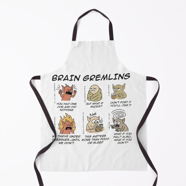 Item preview, Brain Gremlins – Meet the Inner Chaos Committee designed and sold by TinyWinsStudio.