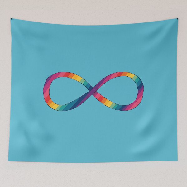Item preview, Neurodiversity Acceptance Infinity Loop  designed and sold by Ivorycrow.