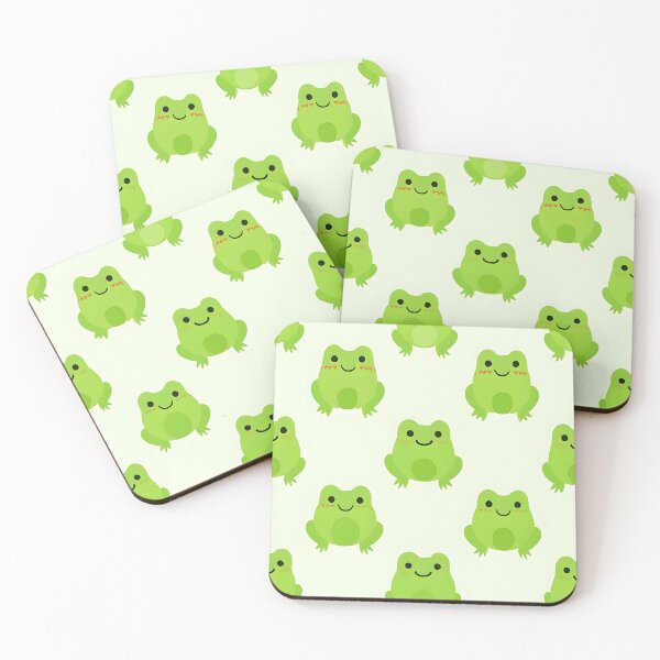 Item preview, Cute Kawaii Frog Pattern iPhone Case – Happy Green Frogs Aesthetic designed and sold by FestivityFinds.