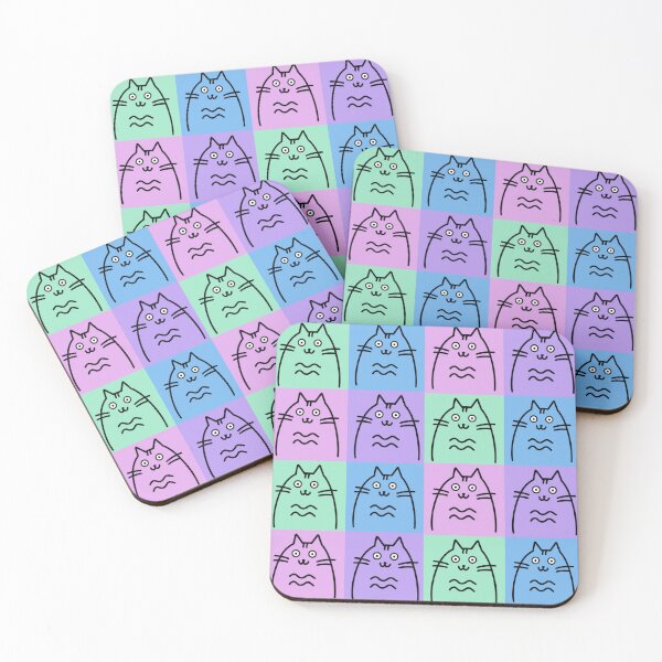 Aperçu de l'œuvre Meowchiipop Multicolor créée et vendue par CatanaDesign.