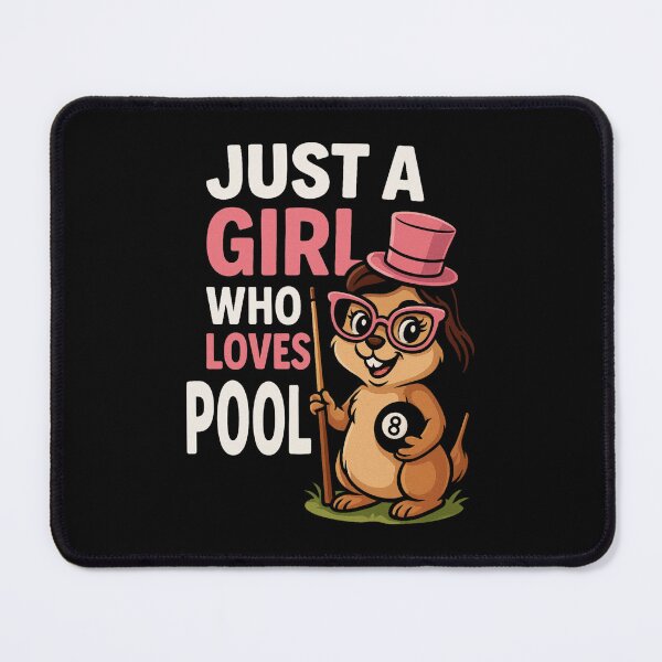 Item preview, Just A Girl Who Loves Pool Billiards Pool Players 8 ball 9 ball designed and sold by sols.