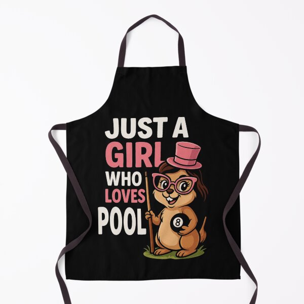 Item preview, Just A Girl Who Loves Pool Billiards Pool Players 8 ball 9 ball designed and sold by sols.