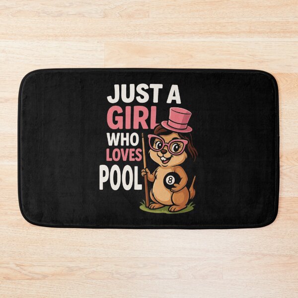 Item preview, Just A Girl Who Loves Pool Billiards Pool Players 8 ball 9 ball designed and sold by sols.