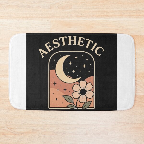 Item preview, Aesthetic Celestial Moon & Flower Graphic | Minimalist Night Sky T-Shirt Design designed and sold by AdAn-Aura.