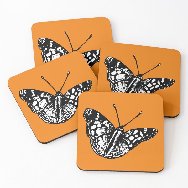 Item preview, One-color vector illustration of a monarch butterfly designed and sold by fmpanis98.