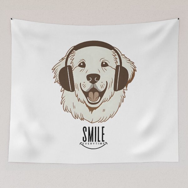Item preview, Golden Retriever Cute Dog Art – Smile Everytime designed and sold by SAG-Shop.