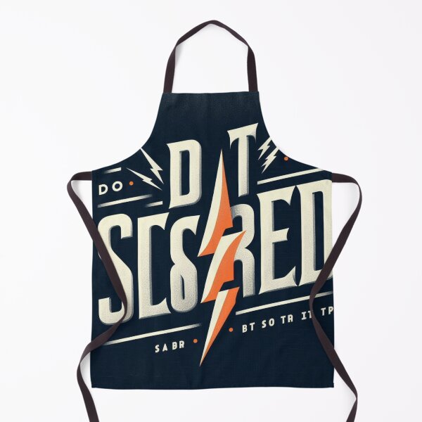 Item preview, Do It Scared – Bold Sans Serif with Lightning Bolt Motivational Design designed and sold by ashokreddy343.