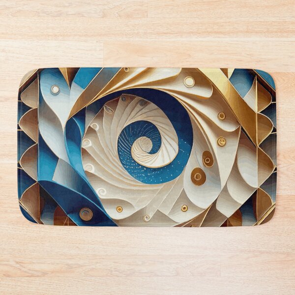 Item preview, Colorful Abstract Fibonacci Art 118 designed and sold by Vicky Brago-Mitchell®.