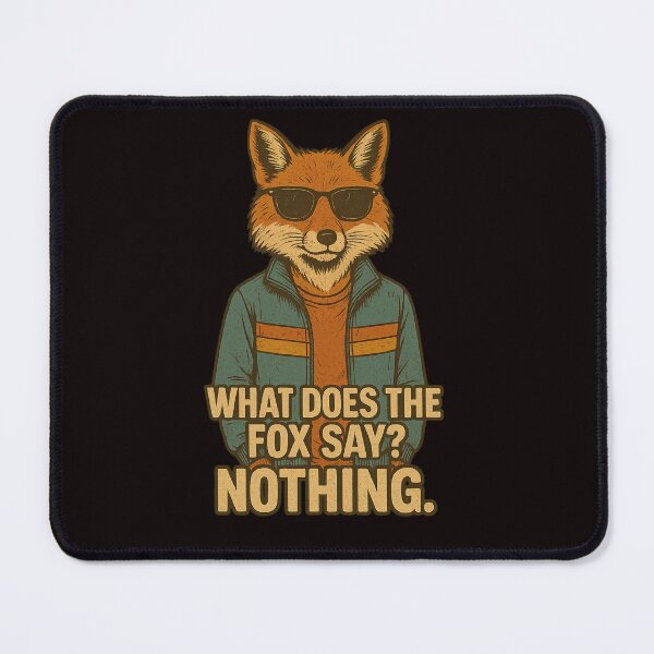 Item preview, Fox in Silence – What Does the Fox Say? Nothing. designed and sold by Tadeusz1.