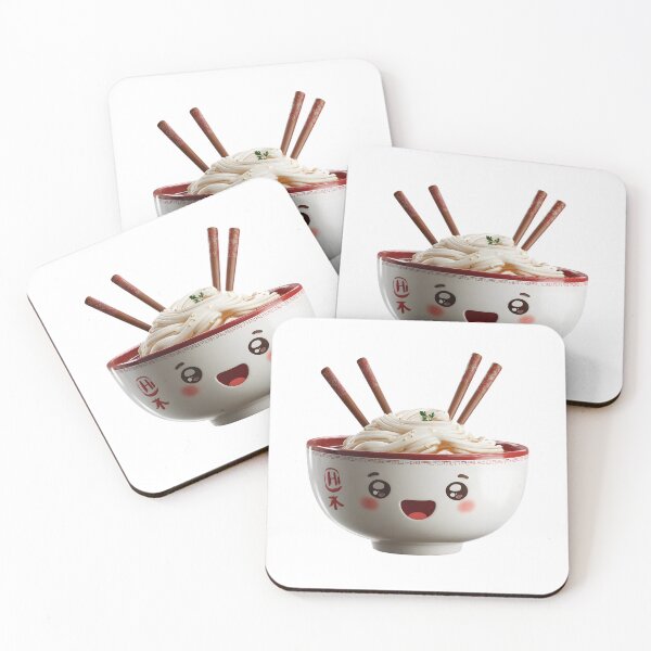 Item preview, Kawaii Noodles - White Isolate Design designed and sold by IssaraStudio.
