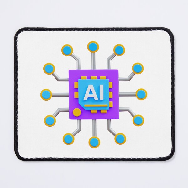 Item preview, Colorful AI Chip – Futuristic Tech Circuit Design designed and sold by Mahakamel.
