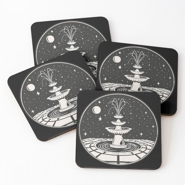 Item preview, Cosmic Fountain of Youth Fantasy Illustration designed and sold by DREAMCHSER.